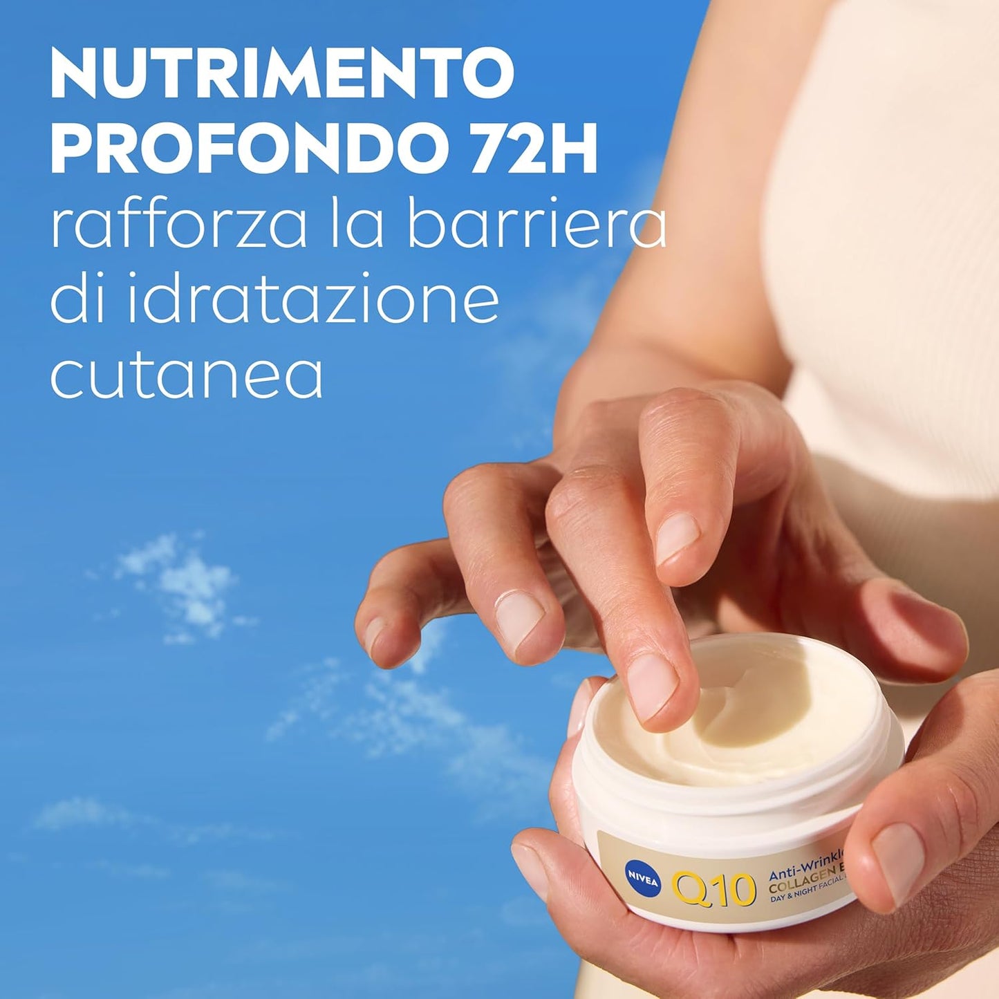 Nivea Q10 Anti-Rughe Collagen Expert – Crema Viso Giorno & Notte (50 ml) | Trattamento Intensivo per Pelle Molto Secca con Coenzima Q10