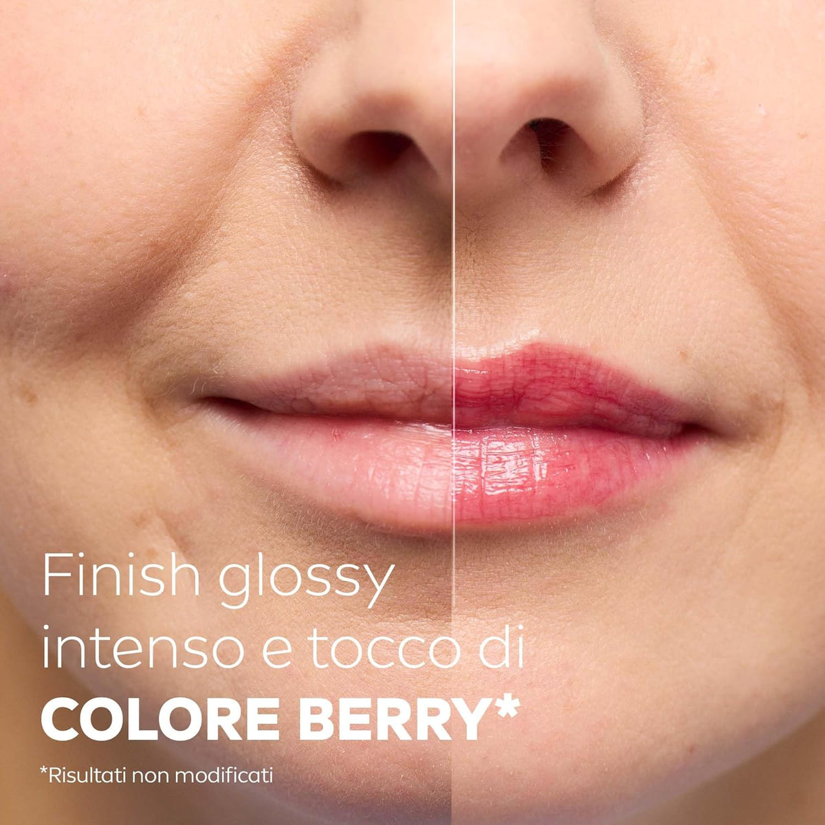 Labello Glowy Lips Berry SPF 30 Tubetto Acido Ialuronico – Balsamo Labbra Glossy e Idratazione Profonda Antietà
