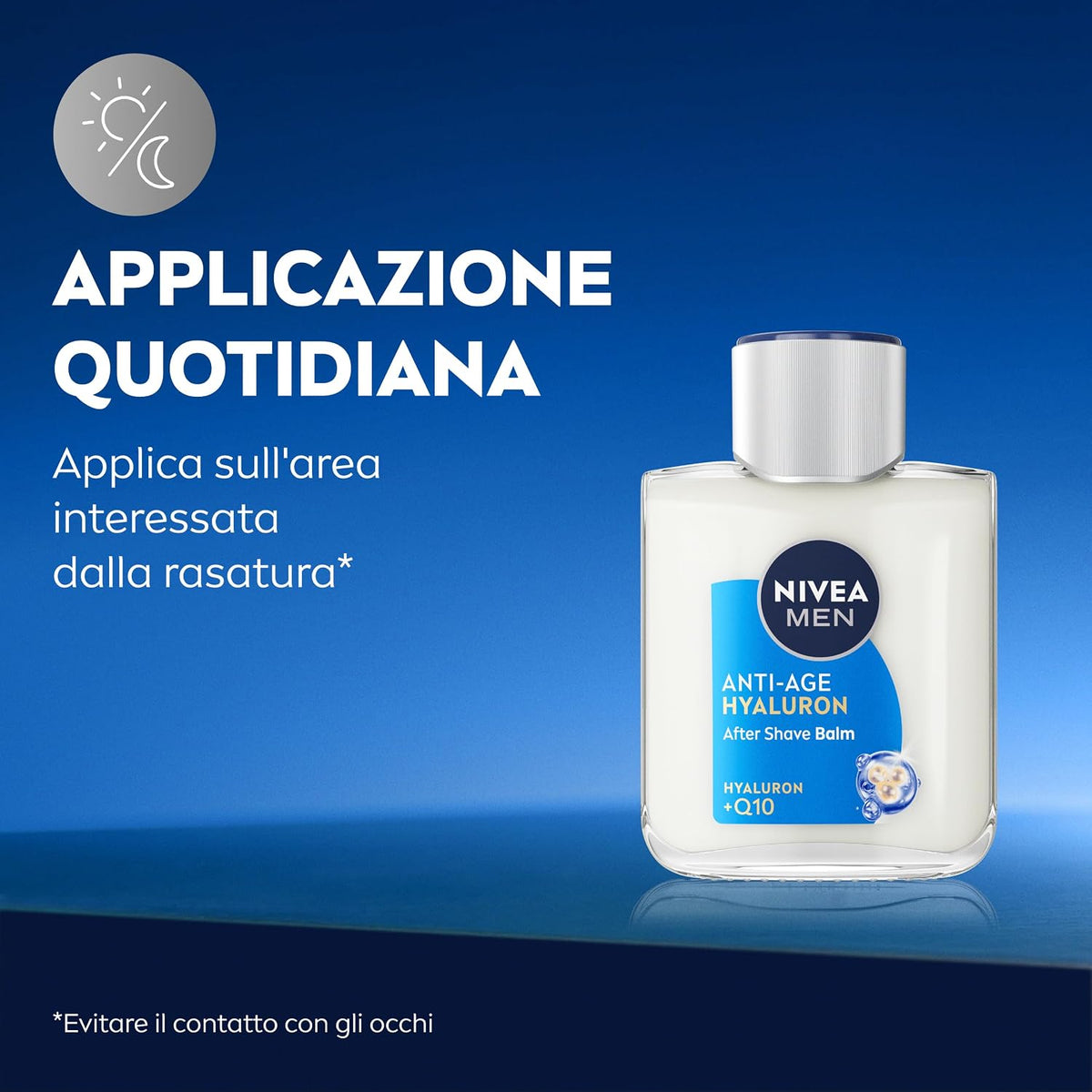 Nivea Men Active Age Hyaluron Balsamo Dopobarba 100ml – Effetto Anti-Età con Acido Ialuronico – Idratazione & Rigenerazione Profonda