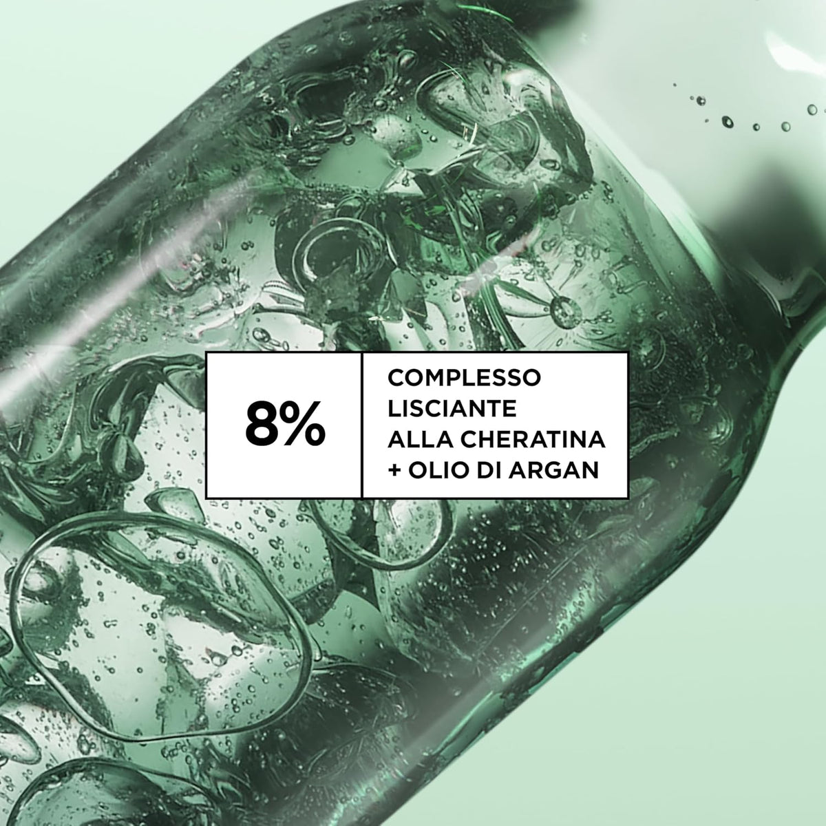 Garnier Fructis Lisci Cheratina Spray Lisci Diamante (150ml) – Termoprotettore 230°C con Cheratina Vegetale e Olio d'Argan – 100H Extra Lucentezza