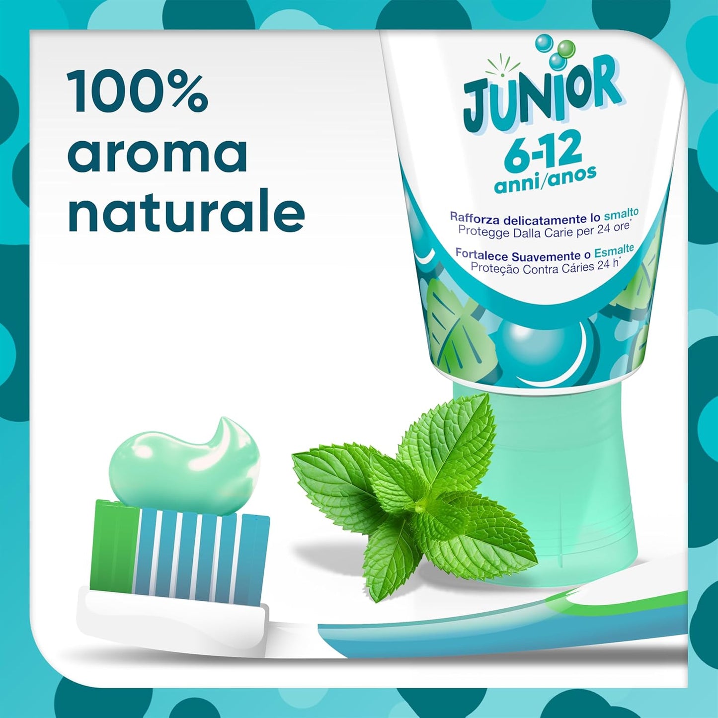 Sensodyne ProSmalto Junior Dentifricio Bambini 6-12 Anni Anti-Erosione Acida e Protezione Carie 50ml