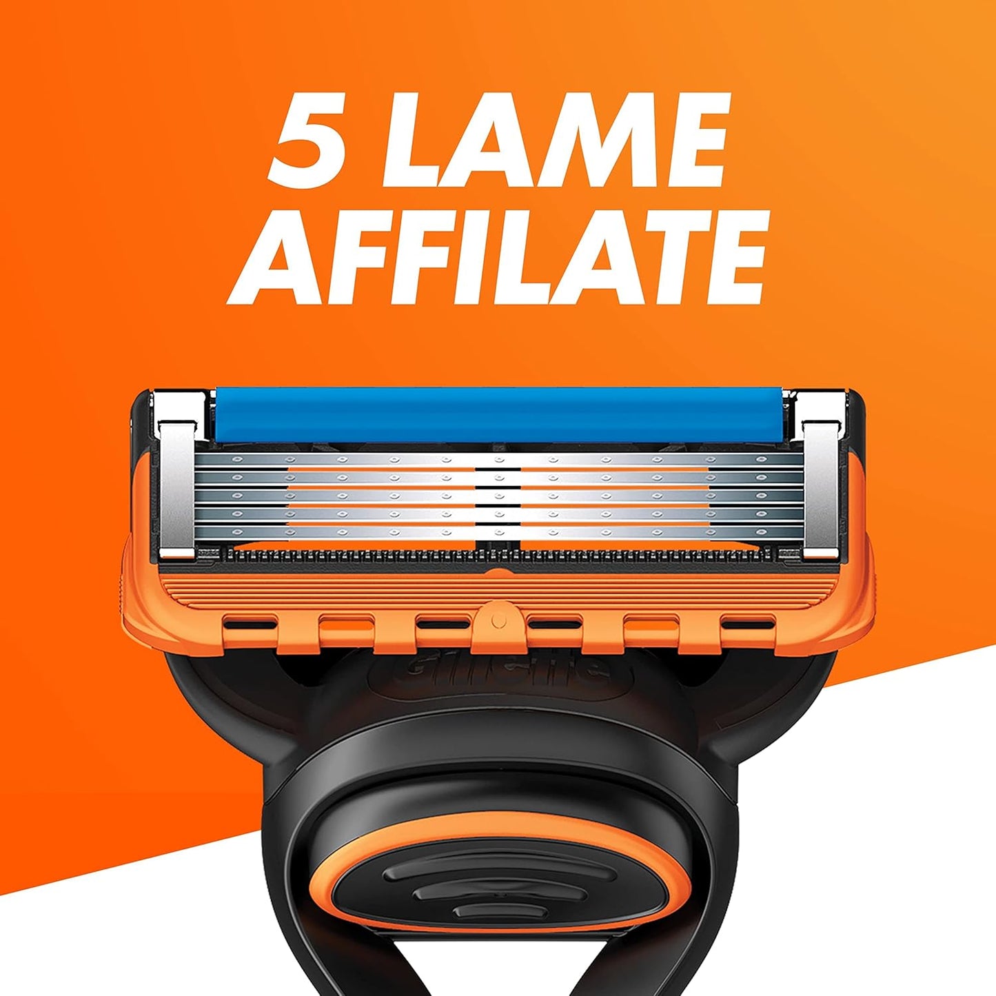 Ricariche Gillette Fusion 5 (4 Lame Originali) | Rasatura Profonda e Precisione Uomo | 5 Lame Anti-Attrito