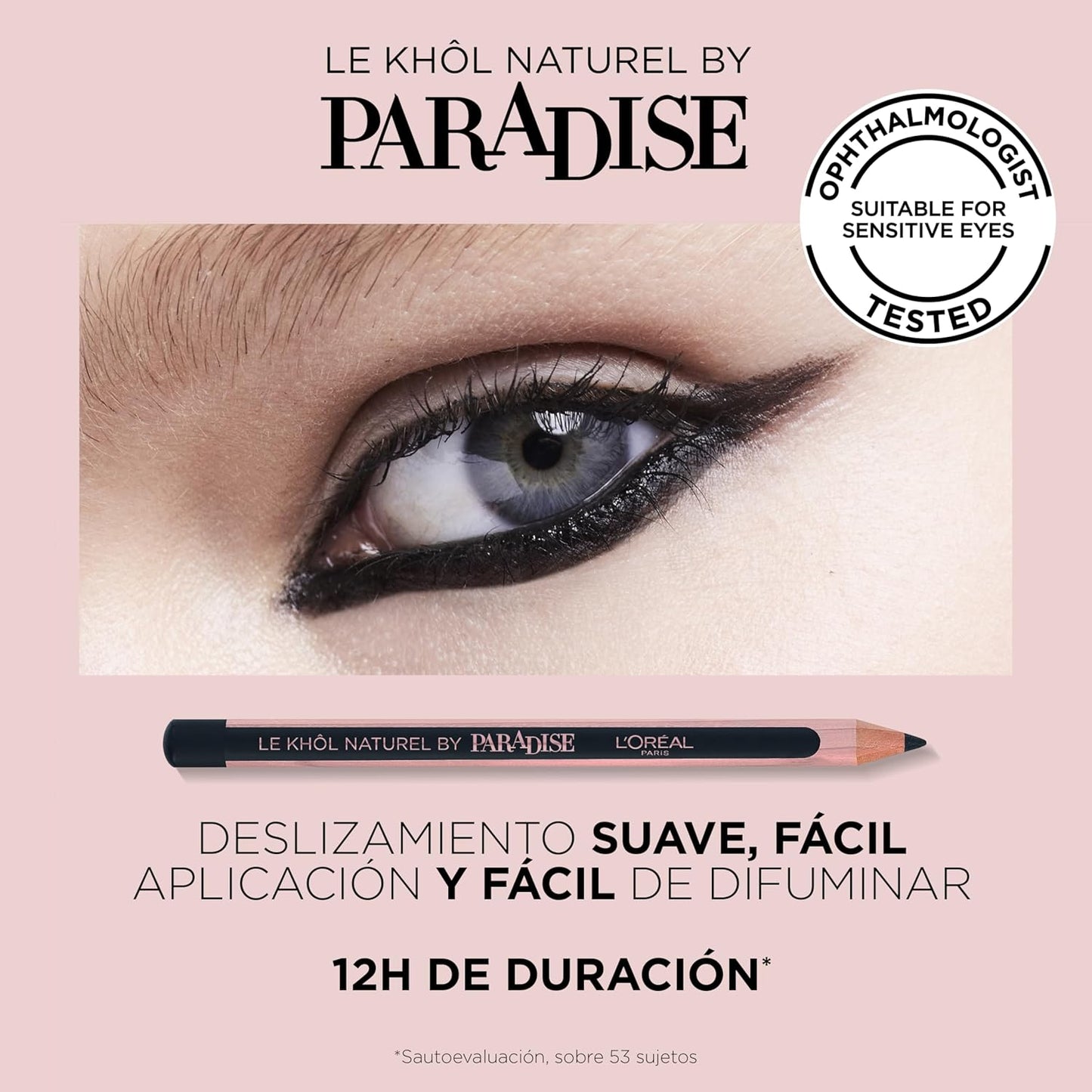 L'Oréal Paris Color Riche Le Khôl – Matita Occhi Morbida ad Alta Scrivibilità per Tratto Preciso ed Effetto Smoky Eyes