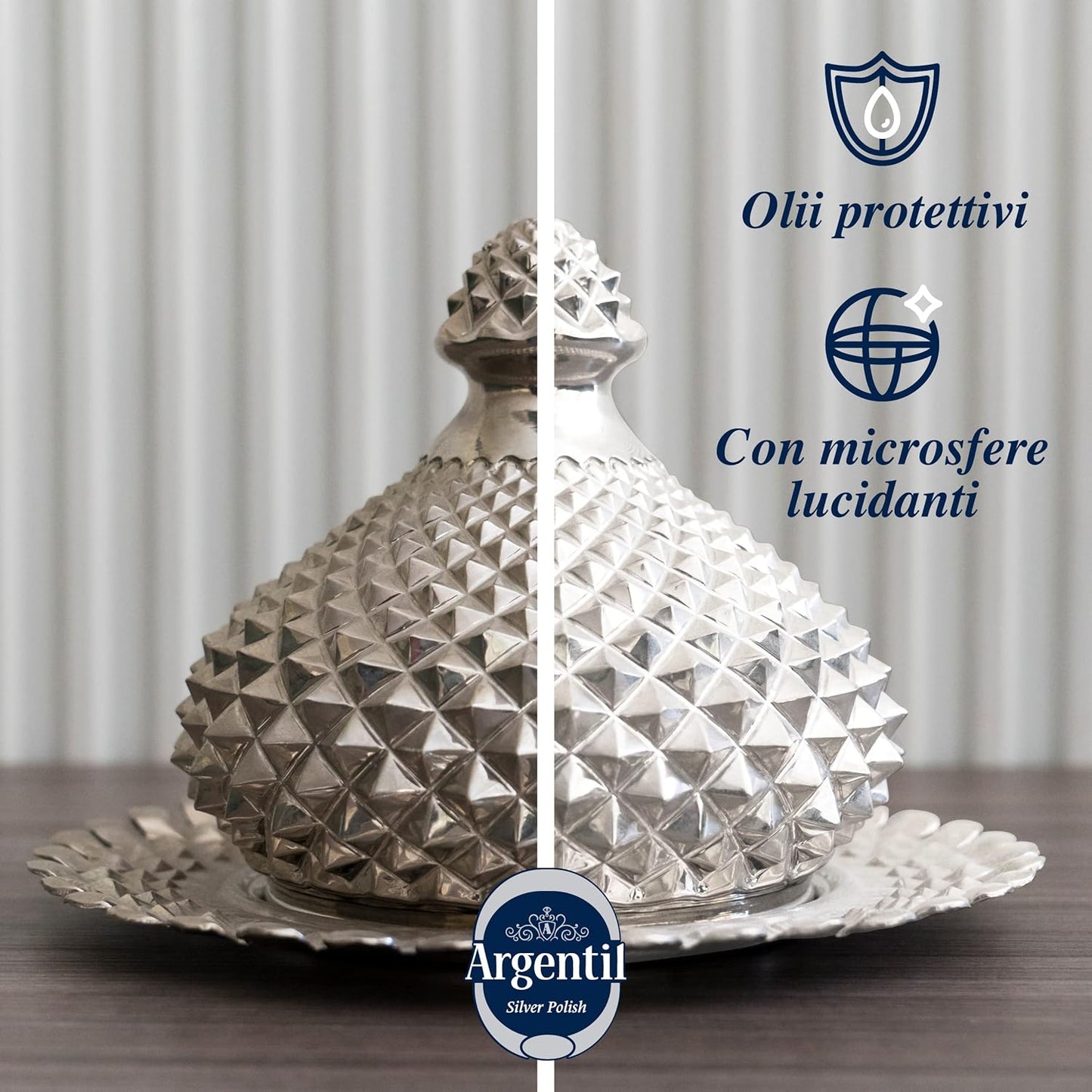 Argentil Crema Lucidante e Protettiva Argento & Silver Plate – Formula Anti-Ossidazione a Lunga Durata