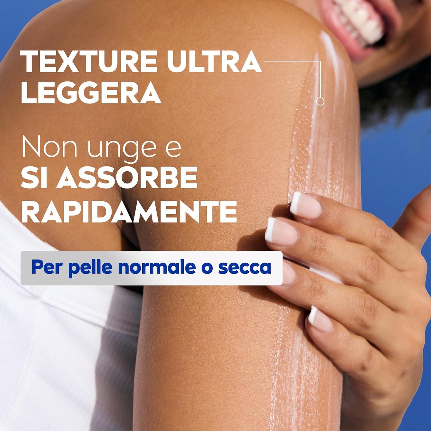 NIVEA Crema Corpo Idratante Express 500ml | Idratazione 72h con Acido Ialuronico Puro e Minerali Marini | Per Pelle Normale o Secca