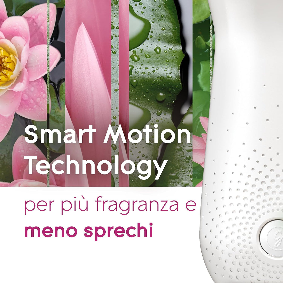 Glade Sense & Spray Relaxing Zen Diffusore Automatico Sensore Movimento – Kit Completo Ricarica 18ml e Batterie AA Included