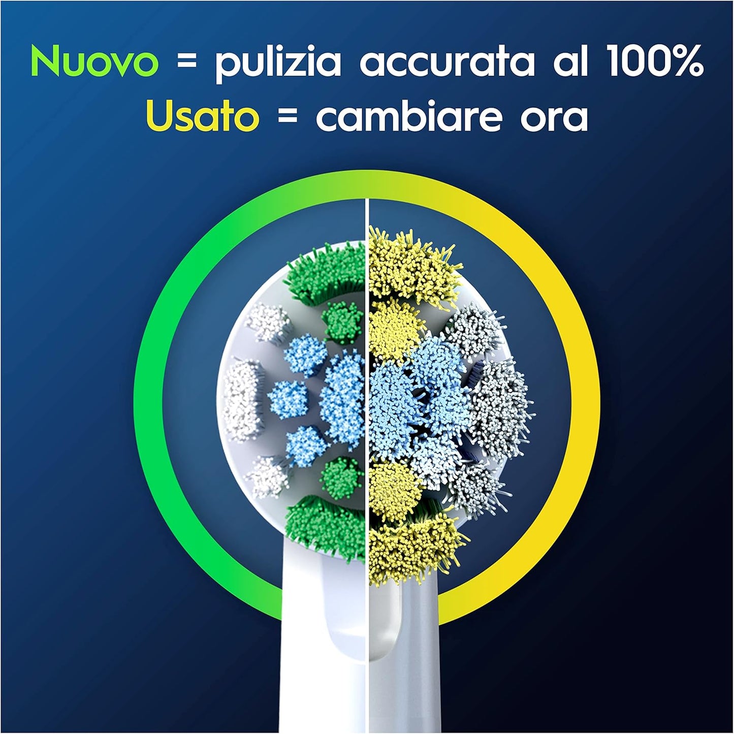 Oral-B Pro Precision Clean Testine di Ricambio per Spazzolino Elettrico (Pack x5) – Pulizia Profonda e Precisa