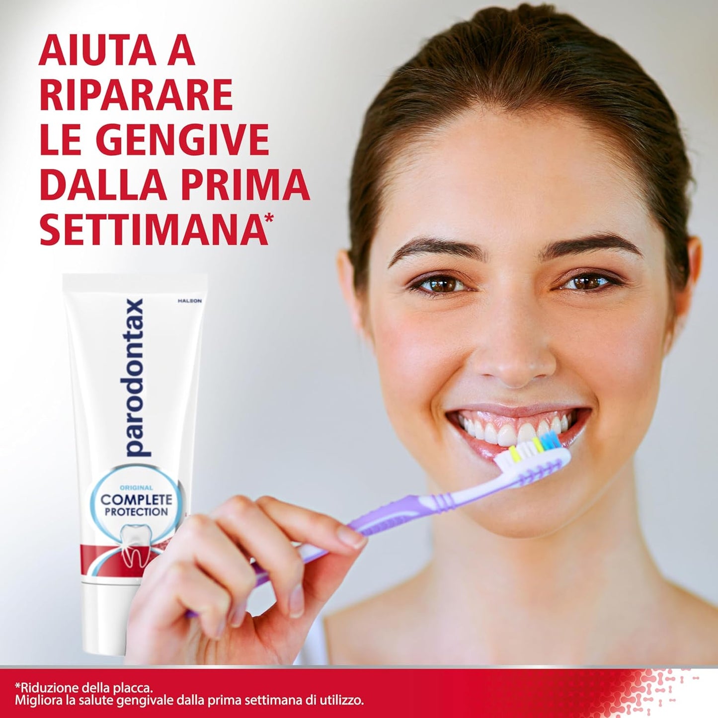 Parodontax Complete Protection Original 75 ml – Dentifricio 8 Benefici in 1 – Anti-Sanguinamento Gengivale e Rinforzo Smalto