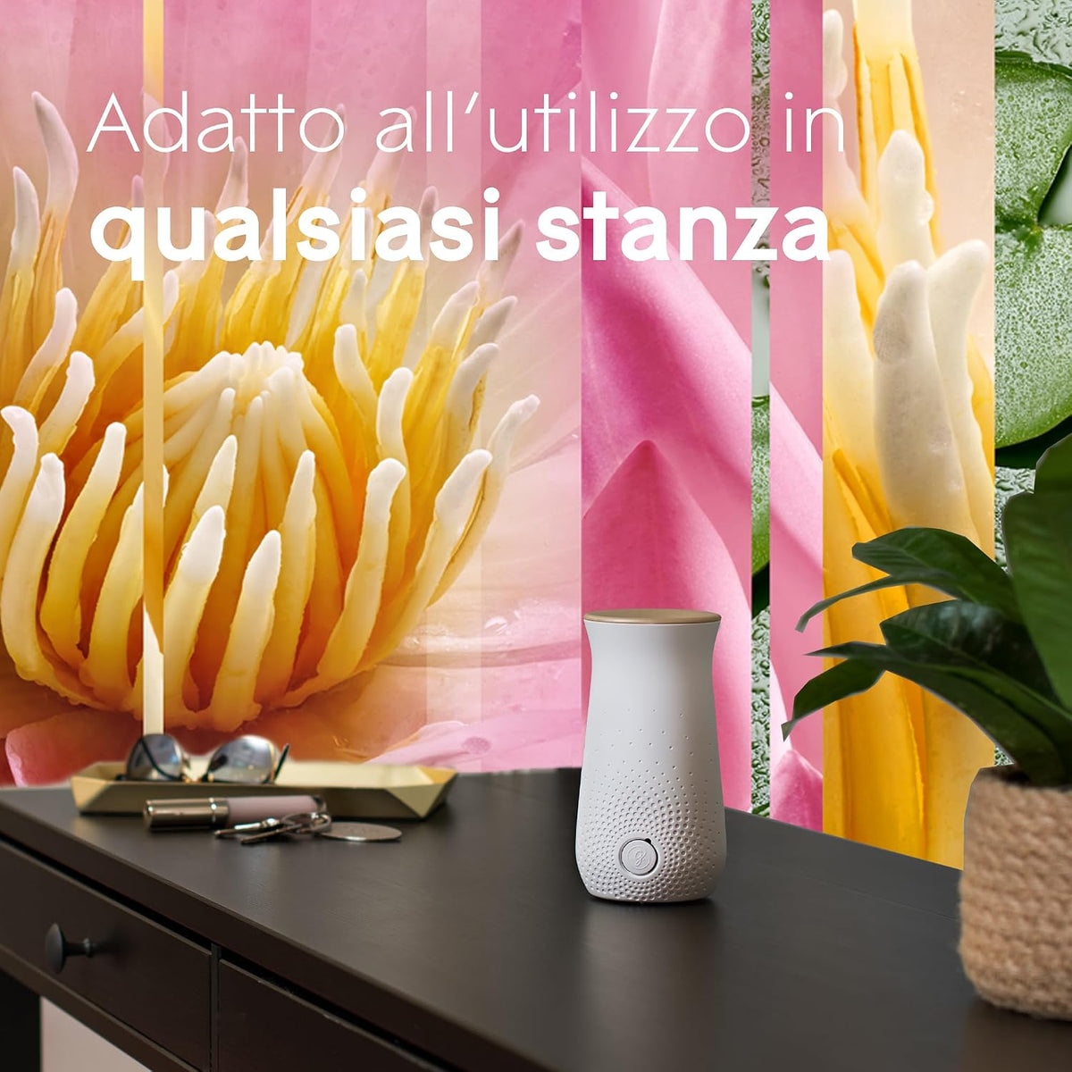 Glade Sense & Spray Relaxing Zen Diffusore Automatico Sensore Movimento – Kit Completo Ricarica 18ml e Batterie AA Included