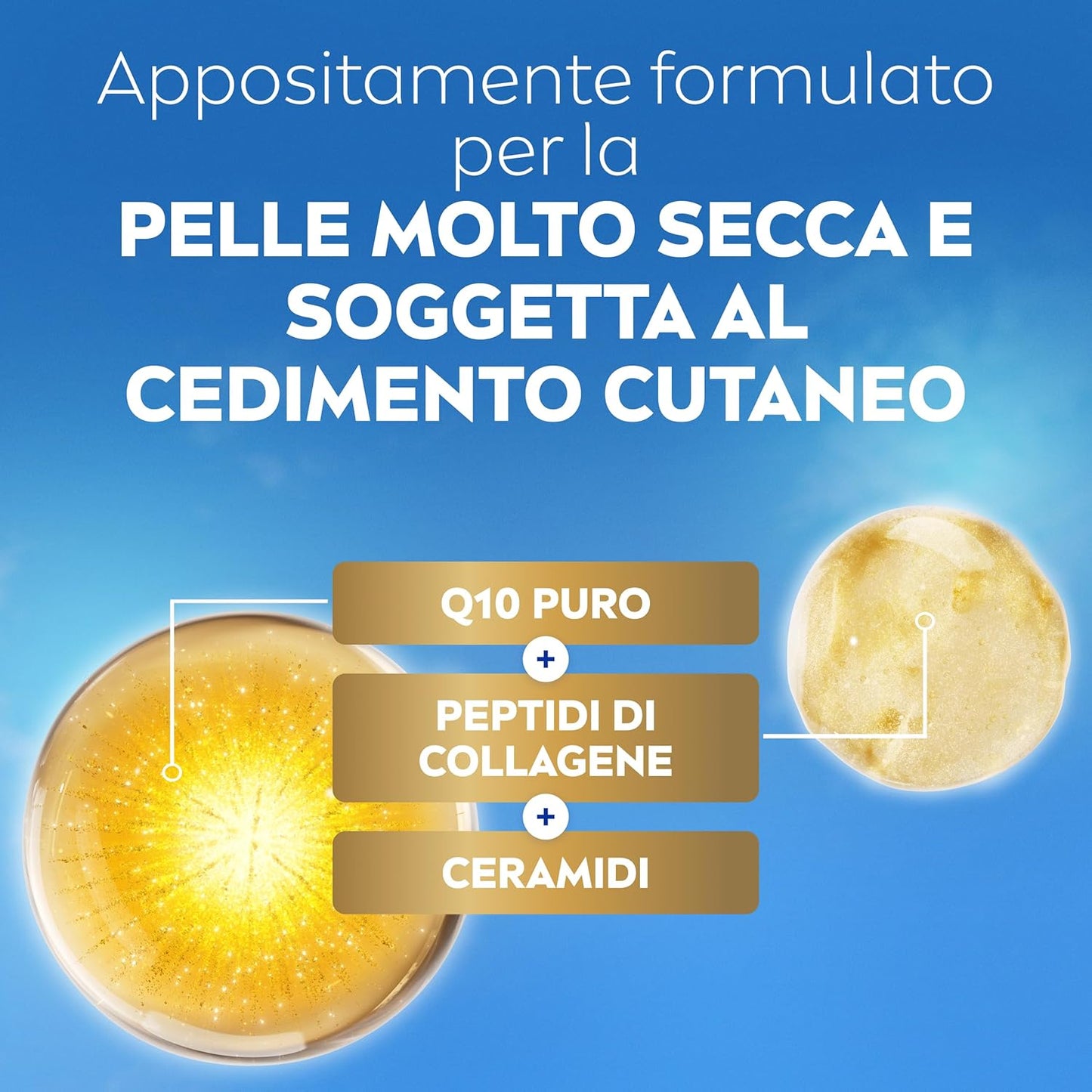 Nivea Q10 Anti-Rughe Collagen Expert – Crema Viso Giorno & Notte (50 ml) | Trattamento Intensivo per Pelle Molto Secca con Coenzima Q10