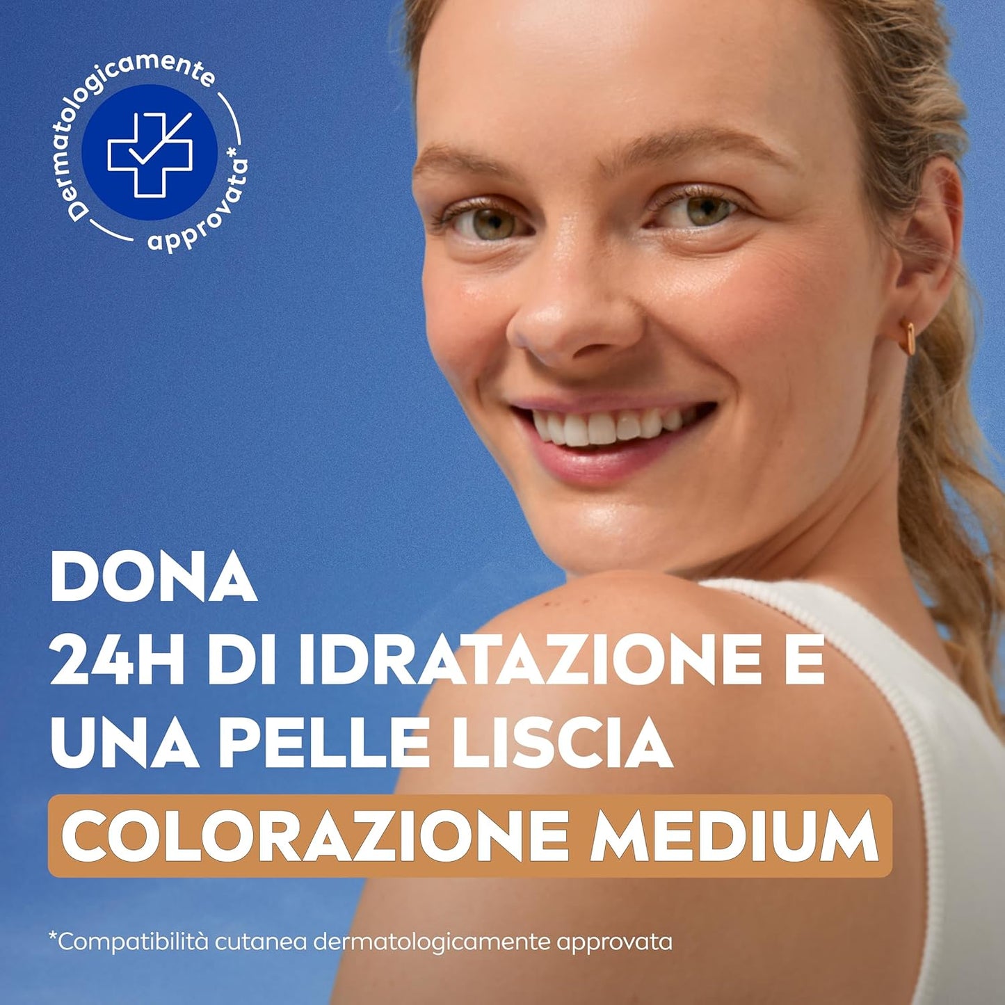 Nivea BB Cream 5in1 Super Idratante 24H Dorata (50ml) – Crema Giorno Viso SPF15 con Olio di Jojoba Bio e Pigmenti Illuminanti