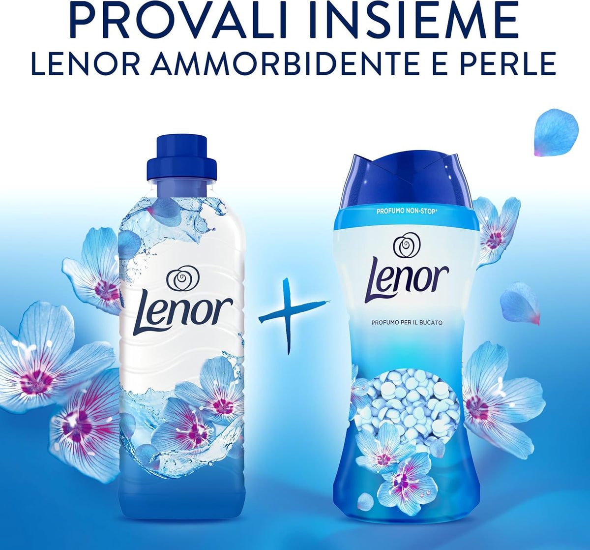 Lenor Unstoppables Risveglio Primaverile 195g | Perle Profumate per Bucato | Freschezza Extra Lunga Durata | Note Floreali e Naturali
