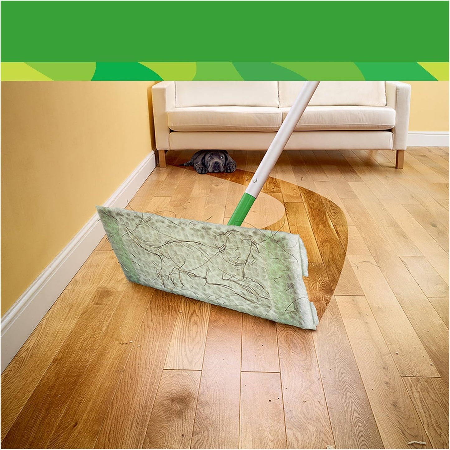 Swiffer 36 Panni Catturapolvere Dry | Ricariche per Scopa con Azione Elettrostatica | Cattura Polvere, Sporco e Peli | Formato Convenienza