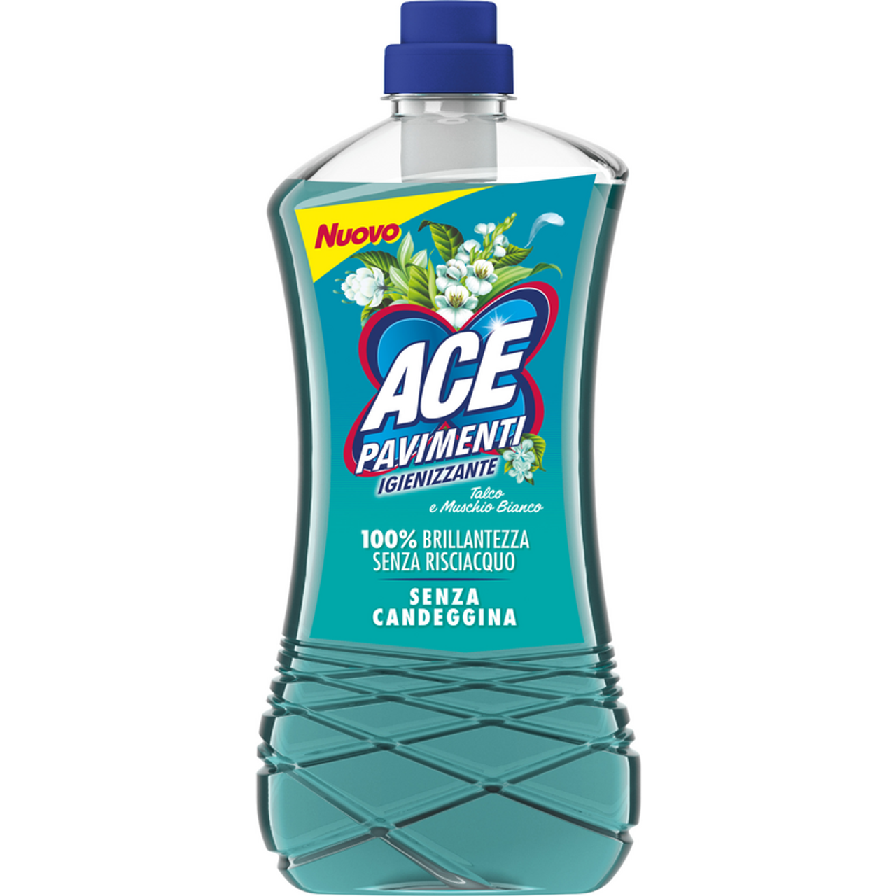 ACE Pavimenti Igienizzante 1 Litro | Formula Senza Candeggina | Pulizia Profonda Anti-Aloni | 4 Varianti: Profumate e Disinfettante PMC