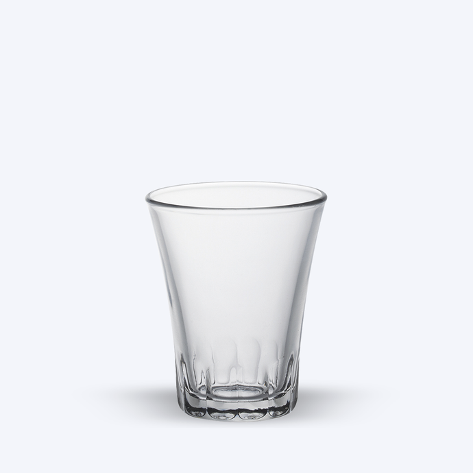 Duralex Amalfi Tazza in Vetro Trasparente Temperato 4 pz da 7 cl – Resistenza Termica Certificata Contro gli Shock per Caffè ed Espresso