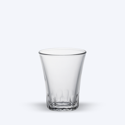 Duralex Amalfi Tazza in Vetro Trasparente Temperato 4 pz da 7 cl – Resistenza Termica Certificata Contro gli Shock per Caffè ed Espresso