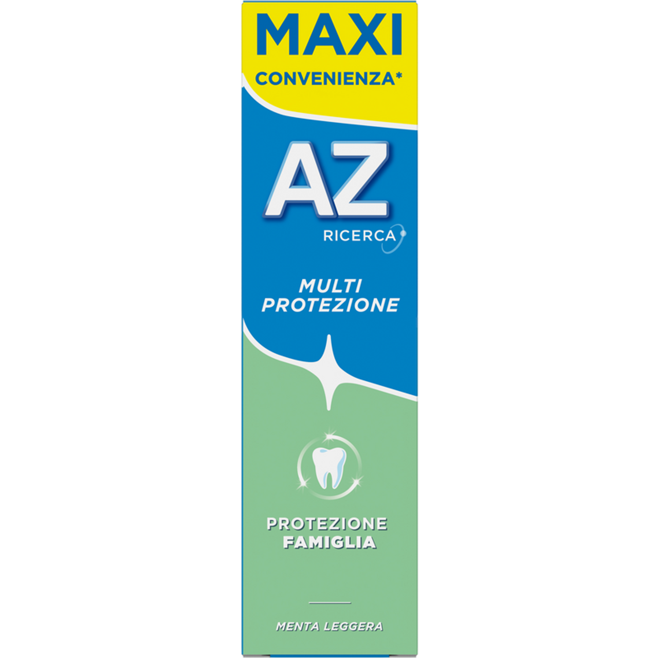 AZ Multi Protezione Famiglia Dentifricio Fluoro Attivo – Tripla Azione Anticarie, Antiplacca e Gengive Sane nel Formato Convenienza 85ml