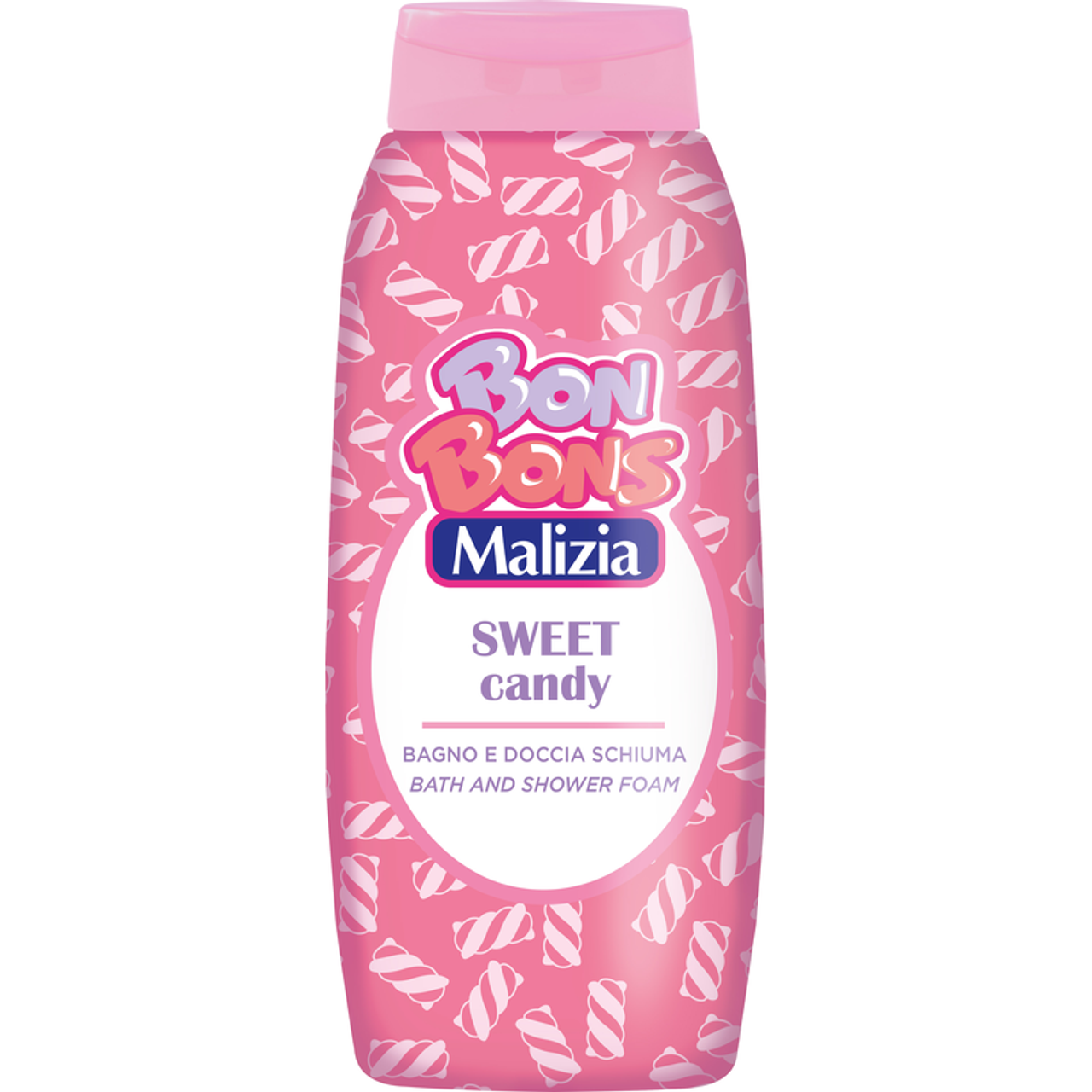 Bon Bons! by Malizia Bagnoschiuma 500ml | Profumi Pop & Golosi | Sweet Candy, Banana, Cupcake, Coconut | Pelle Morbida e Good Vibes