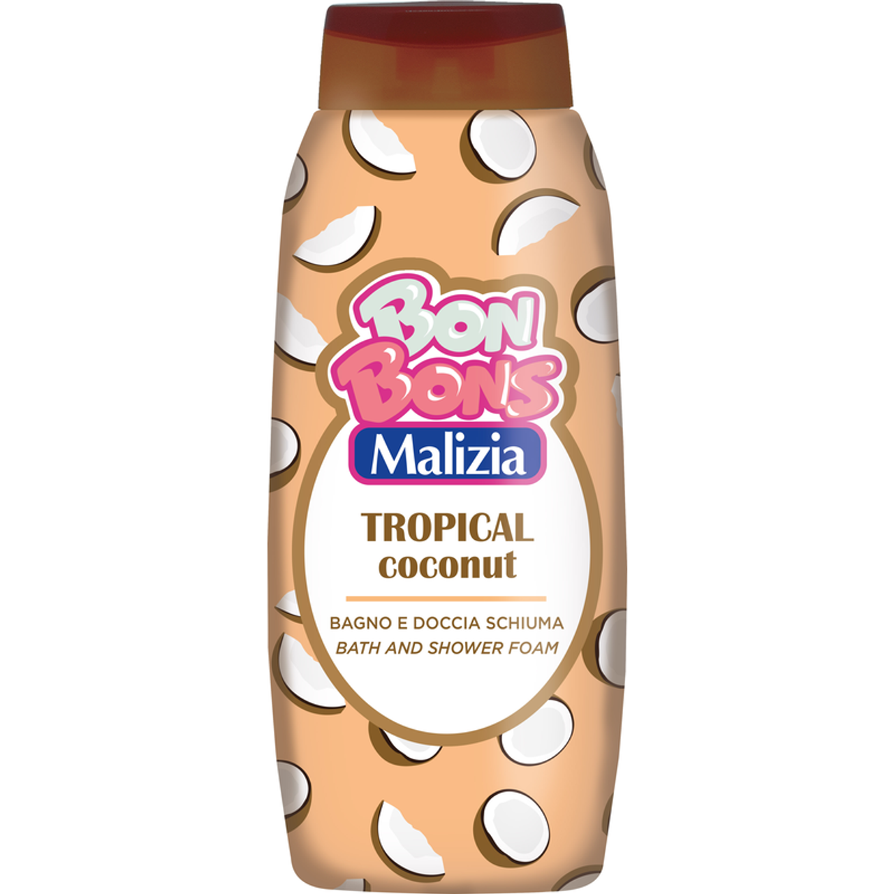 Bon Bons! by Malizia Bagnoschiuma 500ml | Profumi Pop & Golosi | Sweet Candy, Banana, Cupcake, Coconut | Pelle Morbida e Good Vibes
