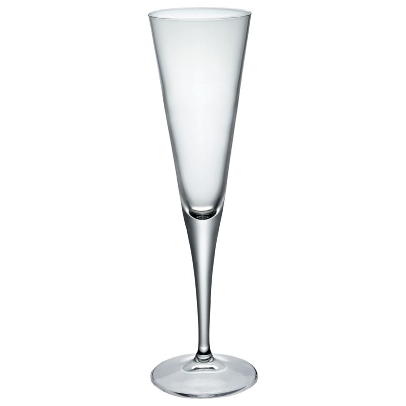 Bormioli Rocco Ypsilon Set 3 Calici Flûte 16cl | Bicchieri per Champagne, Prosecco e Spumante | Design Moderno Minimalista | Made in Italy