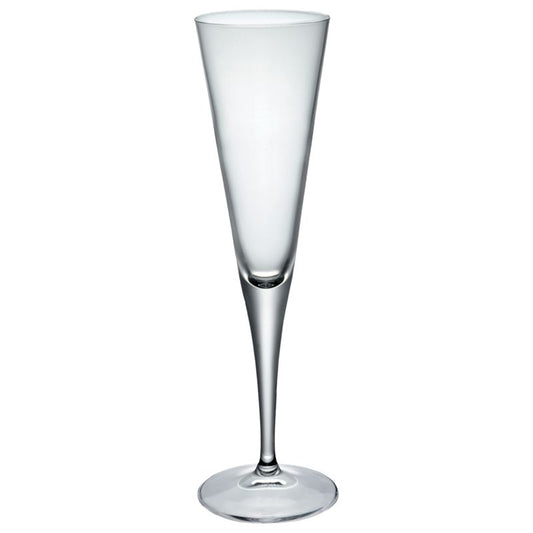 Bormioli Rocco Ypsilon – Set 3 Calici Flûte (16 cl) in Vetro, Design Moderno Made in Italy per Spumante e Champagne