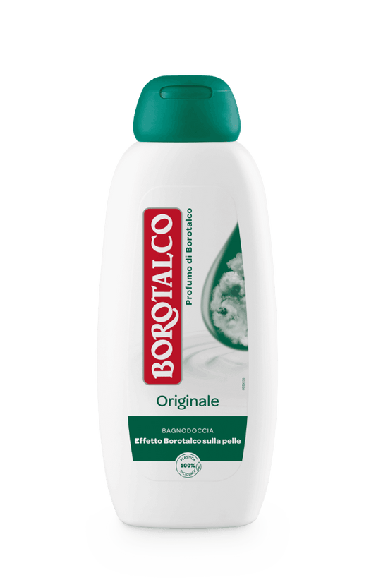 Borotalco Bagnodoccia 450ml | Effetto Vellutato sulla Pelle | Formula a pH Fisiologico e Flacone 100% Riciclato