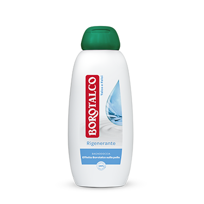 Borotalco Bagnodoccia 450ml | Effetto Vellutato sulla Pelle | Formula a pH Fisiologico e Flacone 100% Riciclato