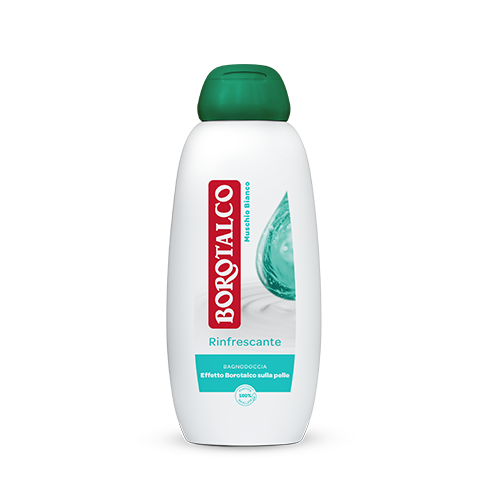 Borotalco Bagnodoccia 450ml | Effetto Vellutato sulla Pelle | Formula a pH Fisiologico e Flacone 100% Riciclato