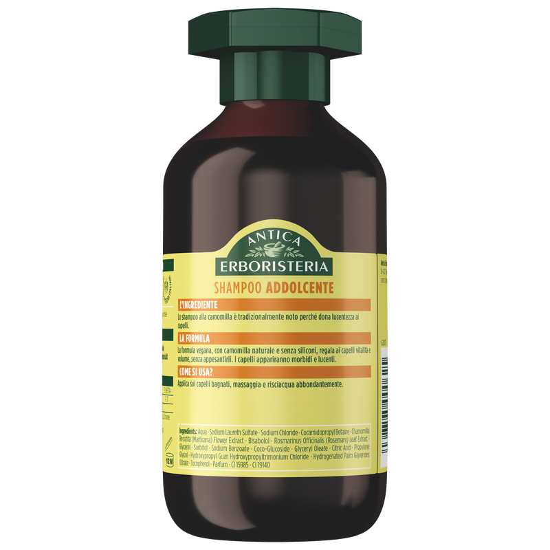 Antica Erboristeria Shampoo Addolcente alla Camomilla – Per Capelli Delicati, Dona Morbidezza, Lucentezza e Volume Naturale (250 ml)