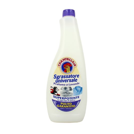 Chanteclair Sgrassatore Universale Lavanda RICARICA 600ml | Formula Superpotente Anti-Sporco | Compatibile Spray 360° | Sgrassa e Smacchia