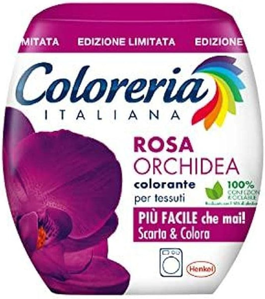 Coloreria Italiana Tutto in 1 Tintura Tessuti per Lavatrice – Formula con Sale Incluso – Colori Uniformi per Cotone, Lino, Seta e Viscosa