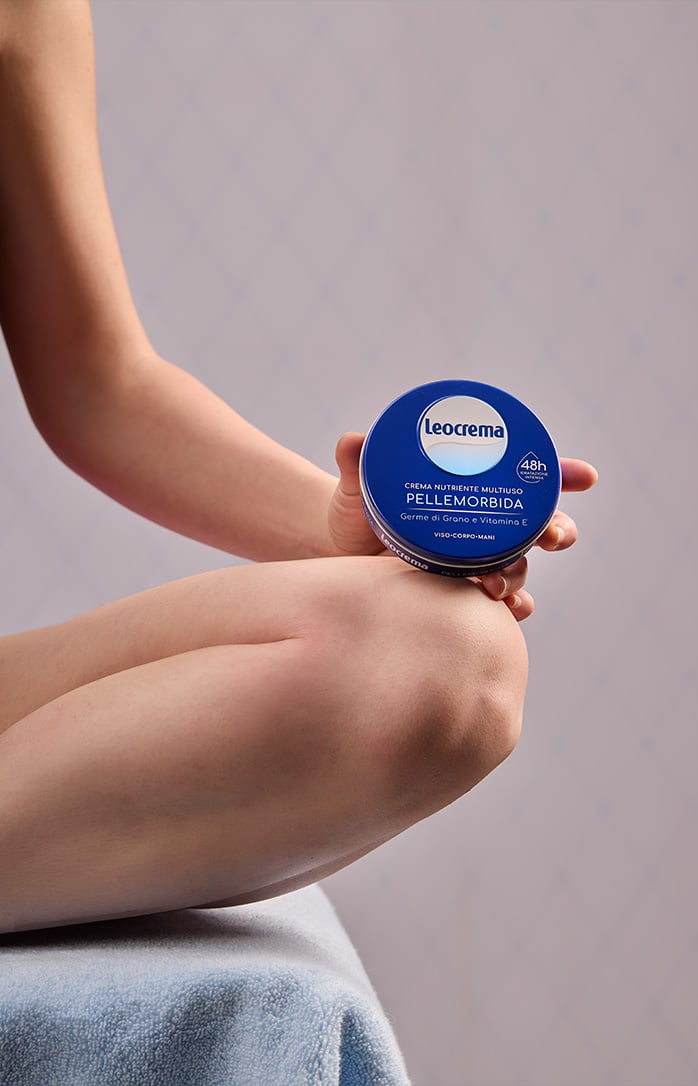 Leocrema Crema Nutriente Multiuso PELLEMORBIDA 150 ml | 48h Idratazione Intensa | Con Germe di Grano & Vitamina E | Azione Protettiva e Anti-Età