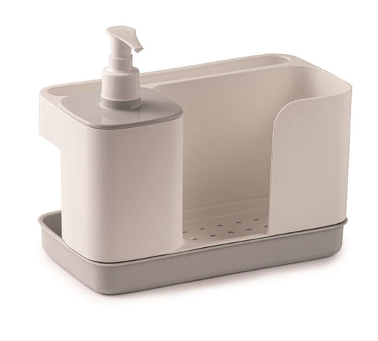 Snips Riordinello – Organizer Lavello 3-in-1 con Dispenser Sapone, Porta Spugne e Supporto Panni – 100% Made in Italy