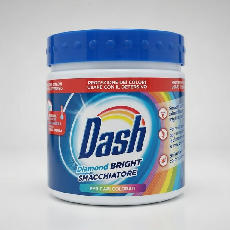 Dash Diamond Bright Smacchiatore in Polvere per Capi Colorati 500g – Additivo Smacchiante Efficace a Freddo