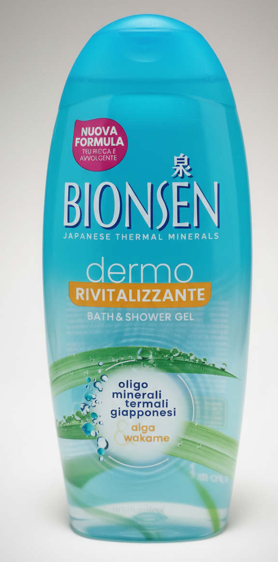 Bionsen Bagnoschiuma 550 ml – Oligominerali Termali Giapponesi Formula Coswell-Tokyo – Effetto Onsen e Idratazione Profonda – Varie Fragranze