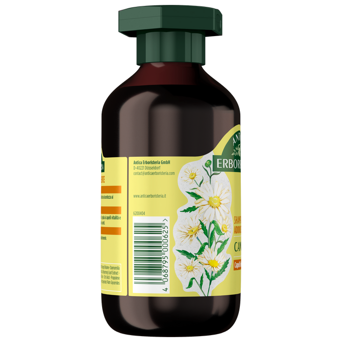 Antica Erboristeria Shampoo Addolcente Camomilla 250ml – Per Lavaggio Quotidiano, Capelli Morbidi e Lucenti