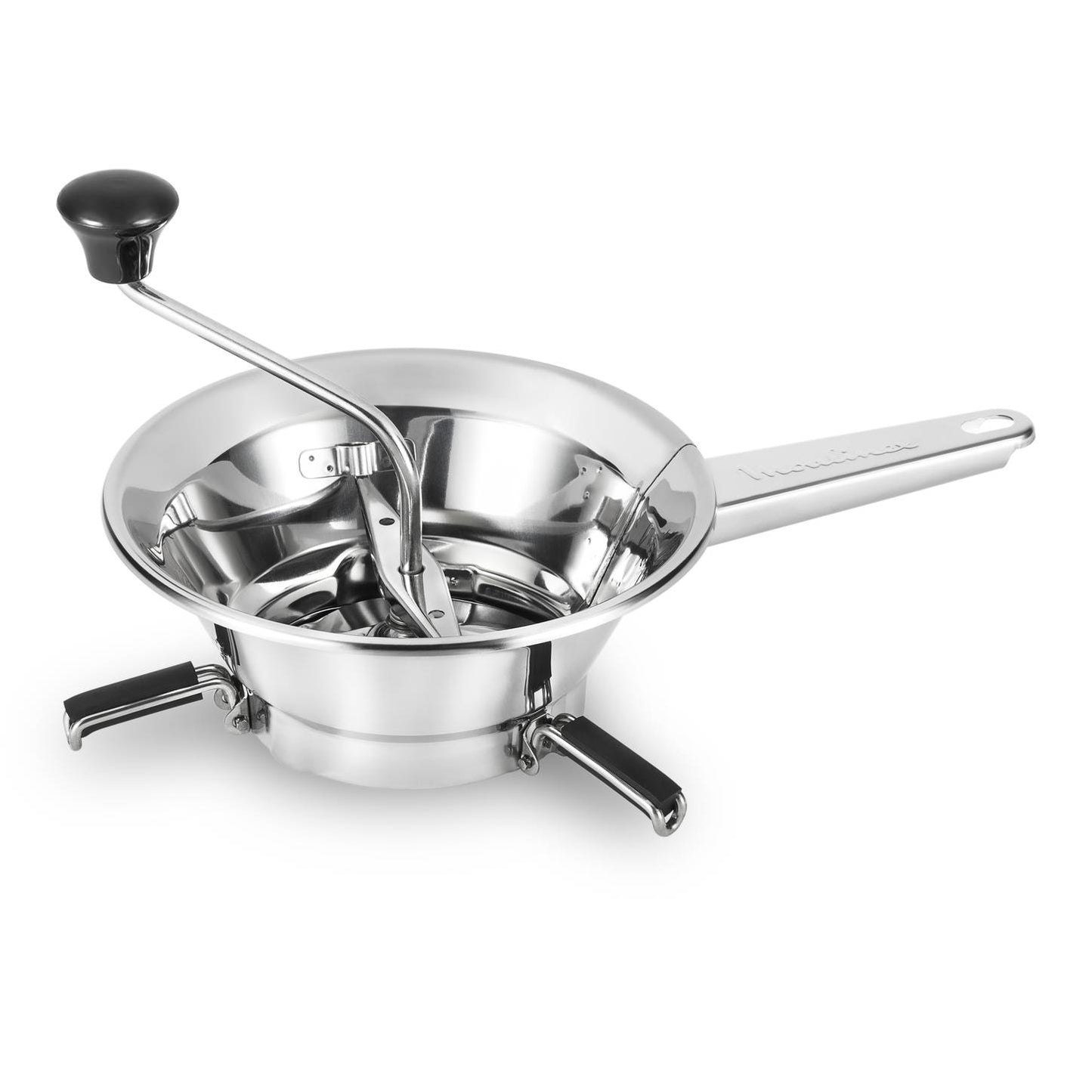 Moulinex Passaverdure Grande A45306 Acciaio Inox 24 cm – Meccanica a 2 Dischi Intercambiabili per Salse e Puree Perfette