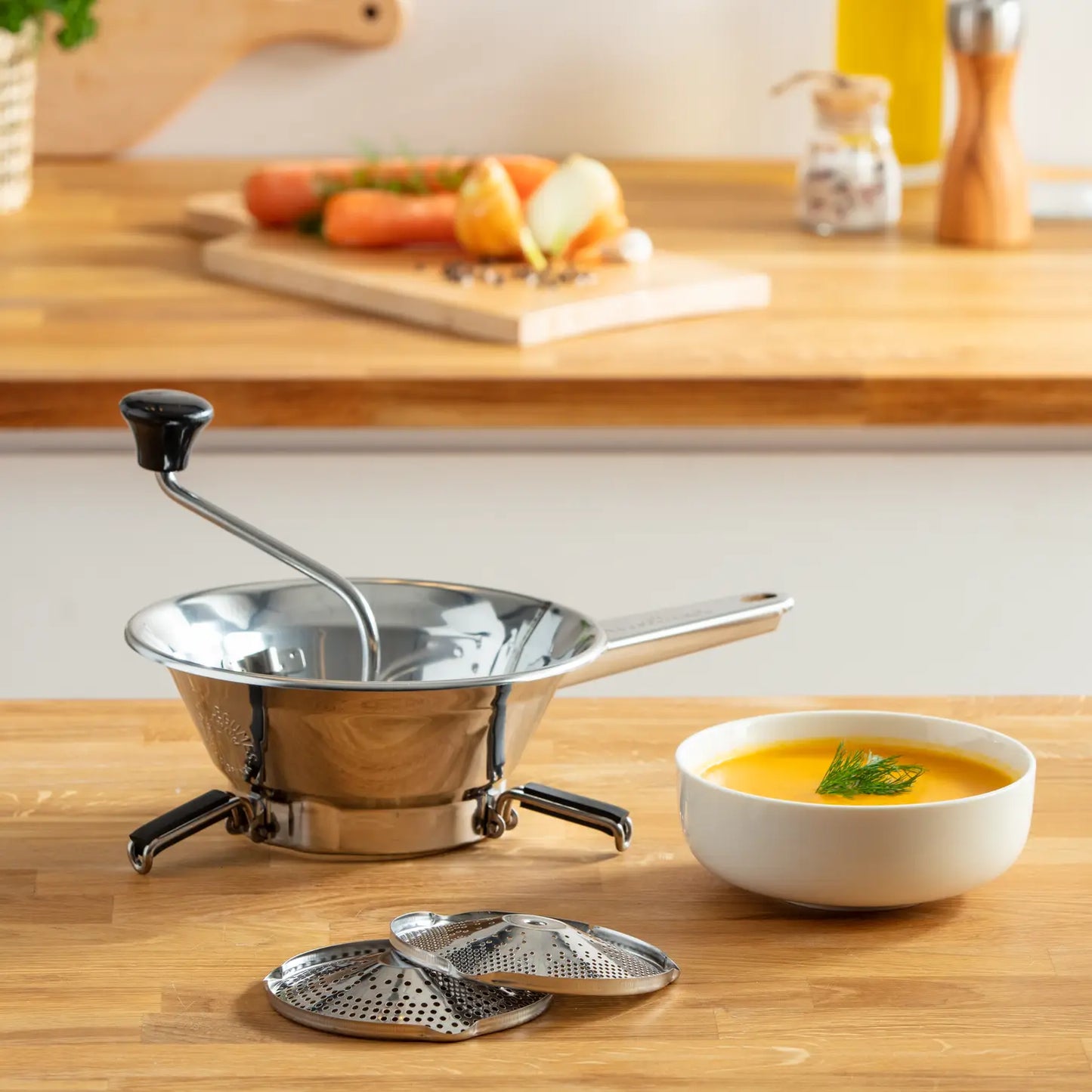 Moulinex MLX40106 Passaverdure Professionale in Acciaio Inox – La Soluzione Tradizionale per Passati e Salse Perfette