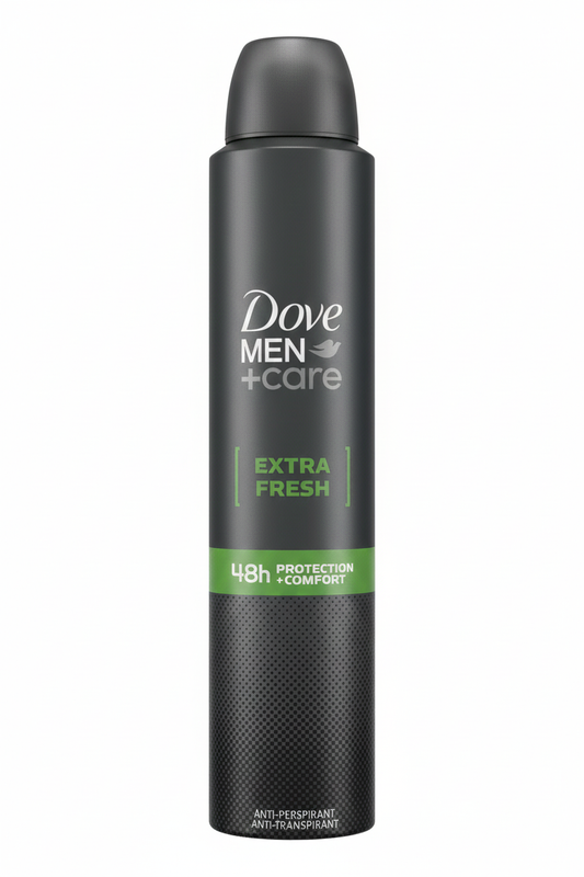 Dove Men+Care Deodorante Spray Extra Fresh 200ml – Protezione Antitraspirante 48H – 1/4 di Tecnologia Idratante – Formula Anti-Irritazione