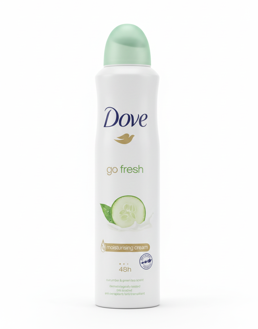 Dove Advanced Care Go Fresh Deodorante Spray 250ml – Cetriolo e Tè Verde 72H