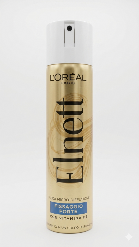 L'Oréal Paris Elnett Lacca Forte - Normale 75ml | Formato da Viaggio Cabina | Tenuta Invisibile Anti-Umidità | Si Elimina con un Colpo di Spazzola