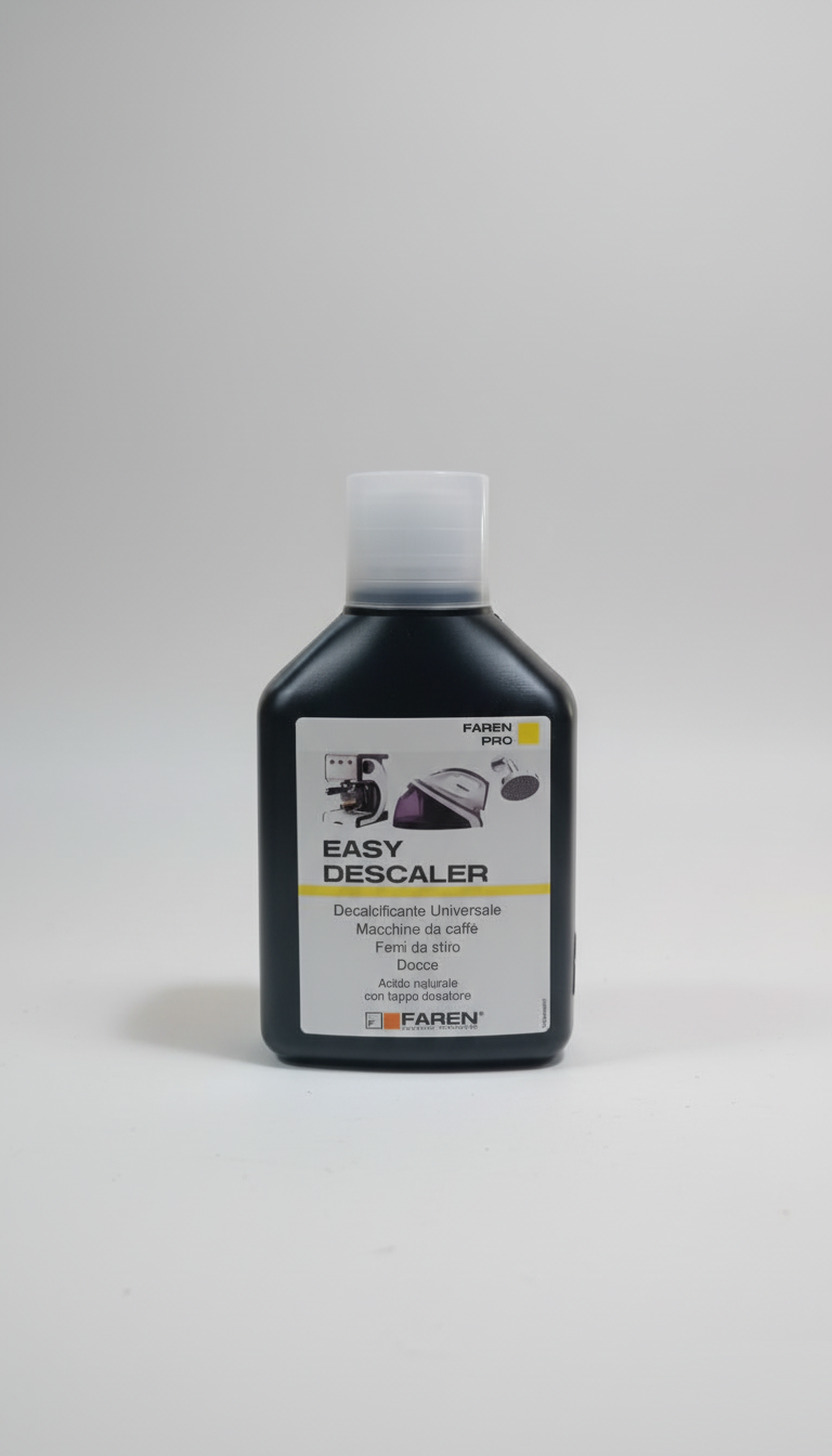 Faren Pro Easy Decalcificante Universale 500ml - Rimuovi Calcare Macchine Caffè, Ferro Stiro, Docce - Prolunga Vita Elettrodomestici