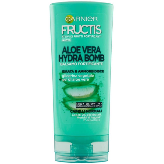Fructis Aloe Vera Hydra Bomb Balsamo Fortificante – 200ml, Idrata e Ammorbidisce, Senza Siliconi