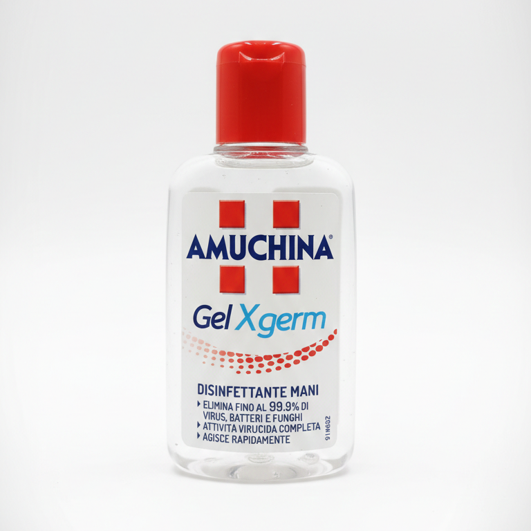 Amuchina Gel Xgerm Disinfettante Mani 80 ml | Presidio Medico Chirurgico | Elimina il 99,9% di Virus, Batteri e Funghi | Azione Rapida Senza Risciacquo