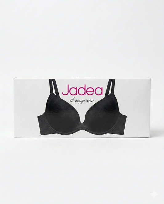 Jadea Reggiseno Push-Up Desiderio in Cotone Elasticizzato e Microfibra – Effetto Modellante Naturale e Sostegno Invisibile Anti-Sfregamento