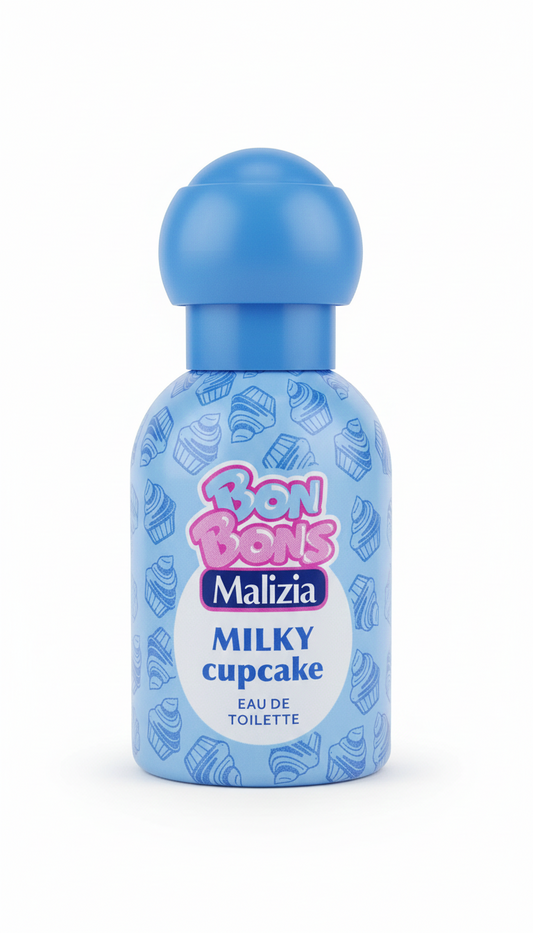 Malizia Bon Bons EDT Milky Cupcake 50 ml | Profumo Dolce al Profumo di Latte e Cupcake | Fragranza Cult per Teenager | Made in Italy