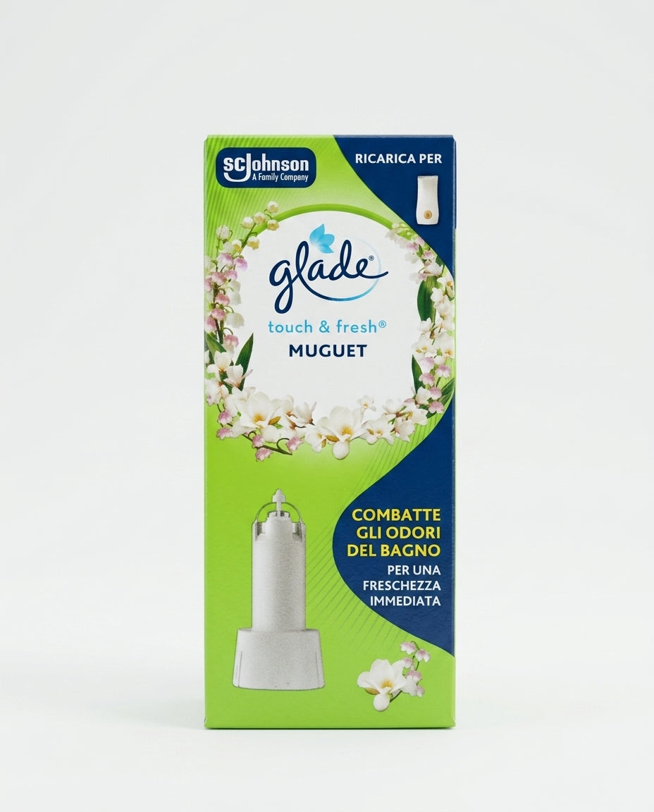 Glade Touch & Fresh Ricarica Spray Concentrato Assortito 10ml – Deodorante per Ambienti Infuso con Oli Essenziali