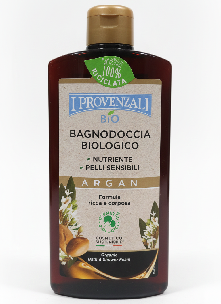 I Provenzali Bagnodoccia Erboristico & Biologico 400ml | Senza SLES e Parabeni | Dermatologicamente Testato | Flacone 100% Riciclato