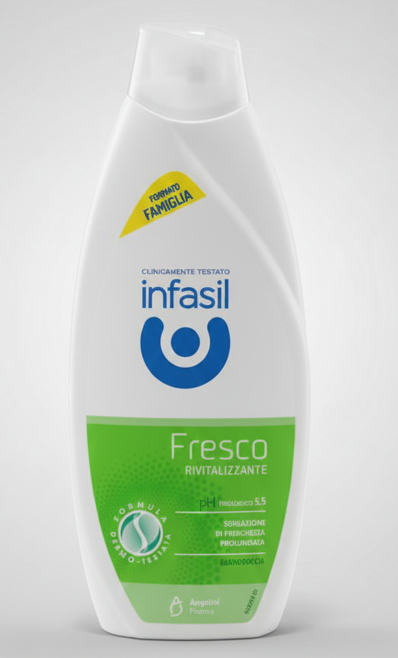 Infasil Bagnodoccia 500ml pH 5.5 | Neutro Delicato, Idratante o Fresco | Formato Famiglia Dermo-Testato