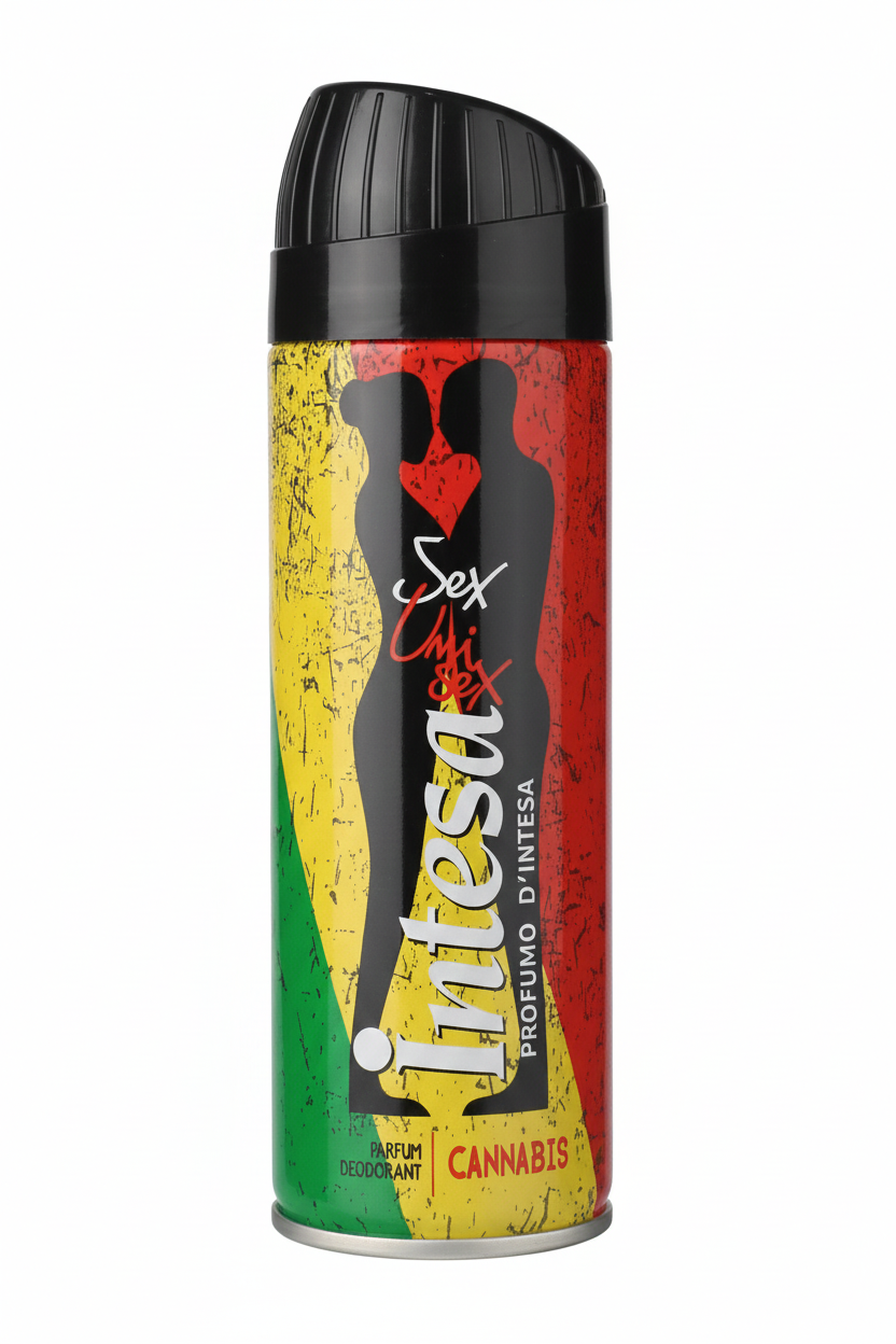 Intesa Deo Spray Unisex Cannabis 125ml – Parfum Deodorant Mirato – Con Olio di Semi di Canapa – Protezione 24H